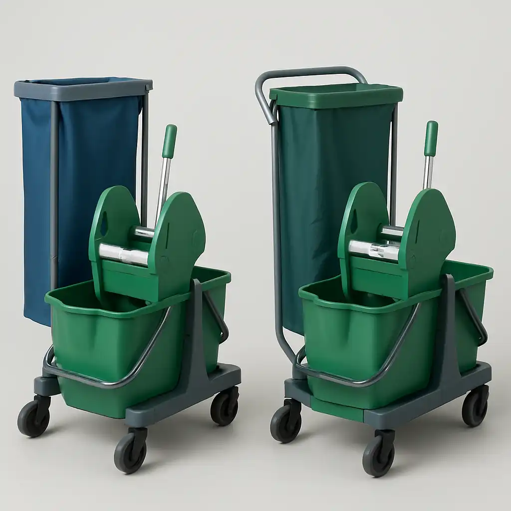 Guida Definitiva 2026: Scegliere il Carrello Pulizie Professionale Perfetto tra TTS Nick Verde 25L e 30L