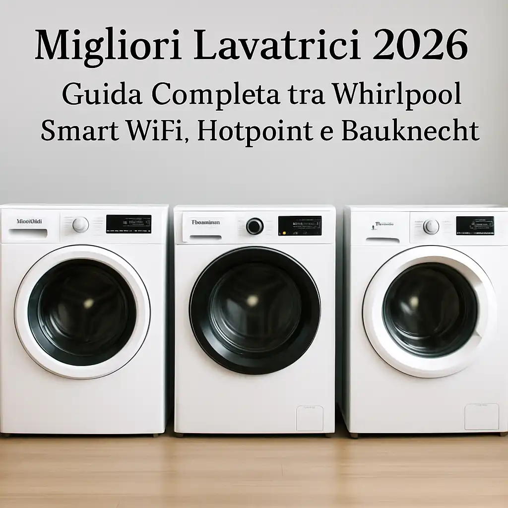 Migliori Lavatrici 2026: Guida Completa tra Whirlpool Smart WiFi, Hotpoint e Bauknecht
