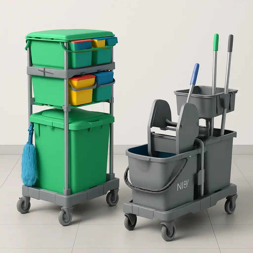 Guida Definitiva 2026: Massimizzare l'Igiene con i Carrelli Professionali Green 400 e Nick Grigio