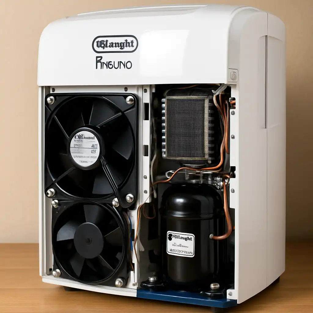 Guida 2026 alla Manutenzione Straordinaria De'Longhi Pinguino: Focus su Ventilatore EBM HN48-10 e Compressore Tecumseh