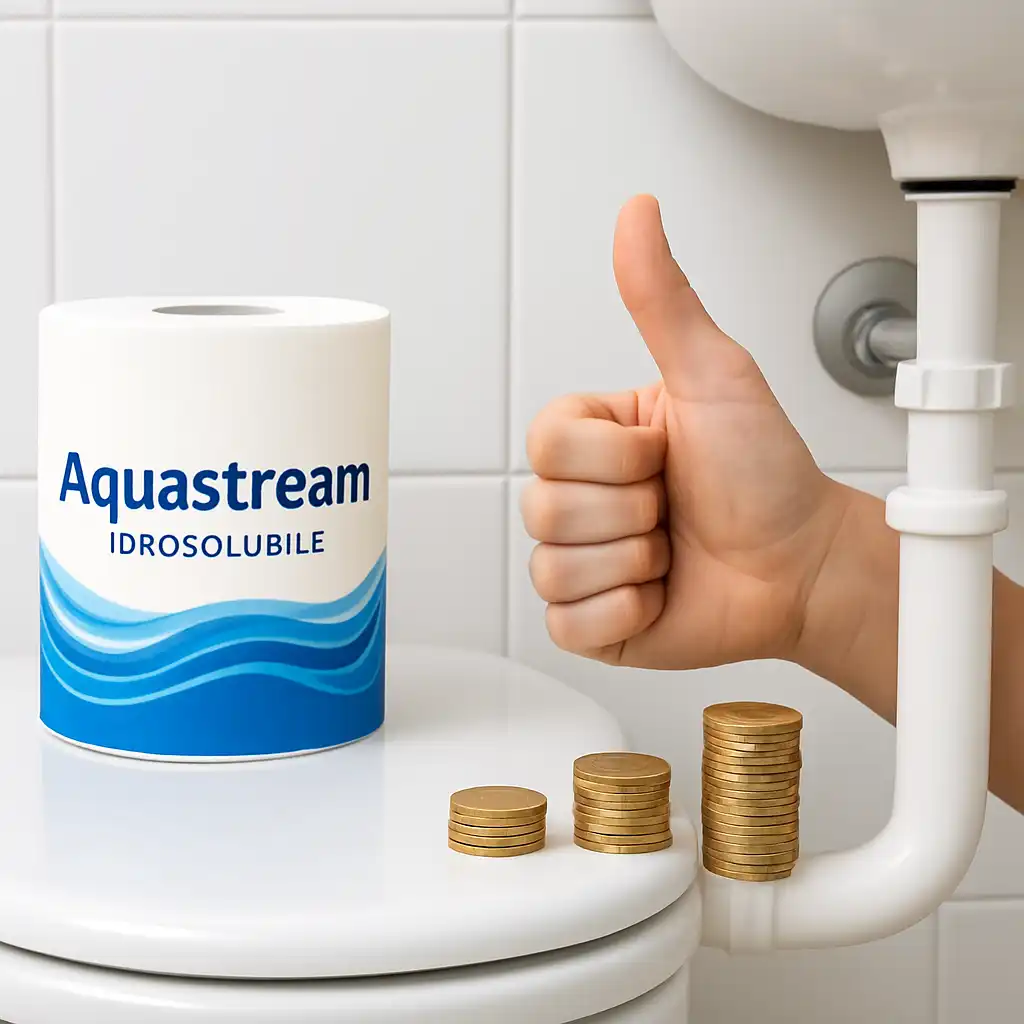 Guida Definitiva 2026: Come Eliminare gli Intasamenti nei Bagni con la Carta Igienica Aquastream Idrosolubile - Risparmio e Manutenzione Zero