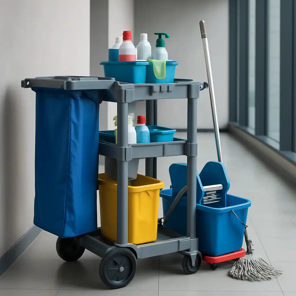 Carrelli per Pulizie Professionali 2026: Guida Completa all'Efficienza Operativa e all'Igiene Sostenibile