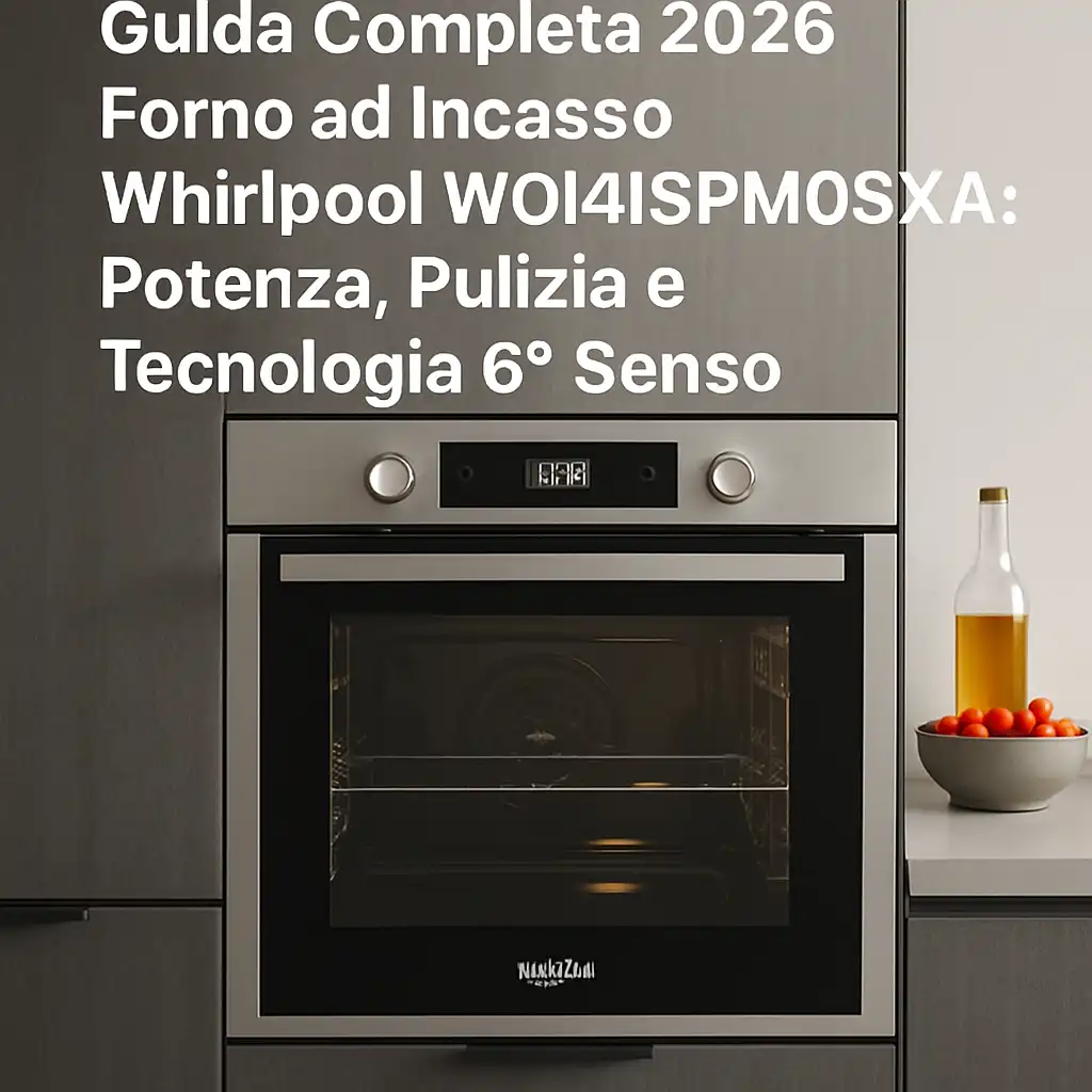 Guida Completa 2026 al Forno ad Incasso Whirlpool WOI4IS8PM0SXA: Potenza, Pulizia e Tecnologia 6° Senso