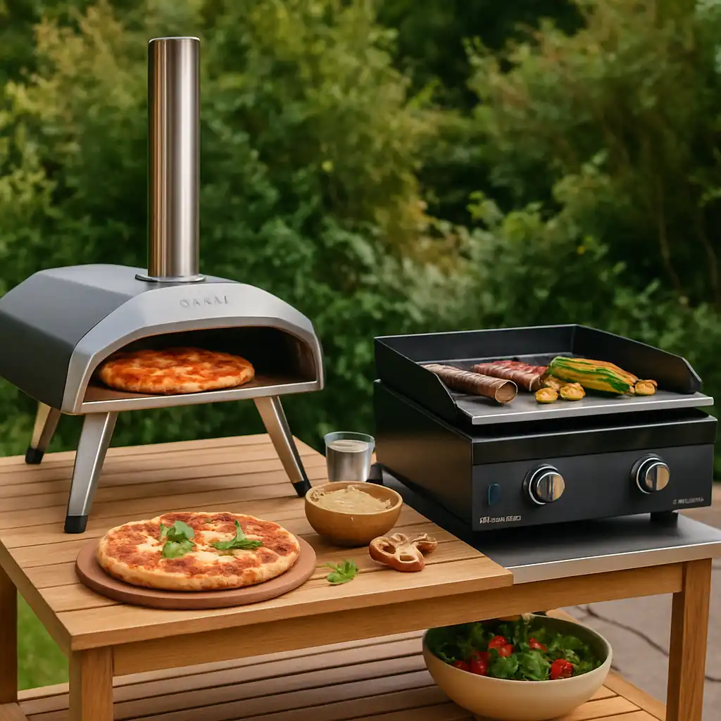 Guida Definitiva 2026 alla Cucina Outdoor: Recensione Completa Forni Ooni e Barbecue Fry Top 750