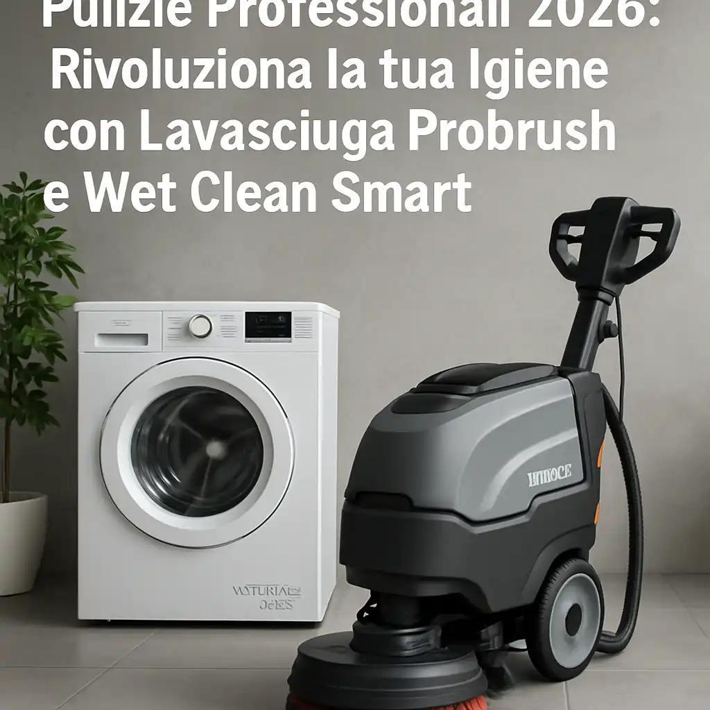 Guida Definitiva Pulizie Professionali 2026: Rivoluziona la tua Igiene con Lavasciuga Probrush e Wet Clean Smart