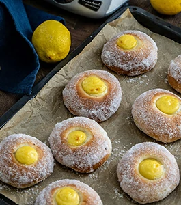 Rezept für mit Sahne gefüllte Knödel