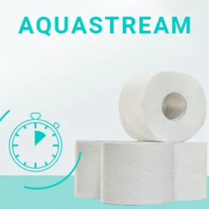 Aquastream Toilettenpapier, wasserlösliche Tücher offerte al miglior prezzo