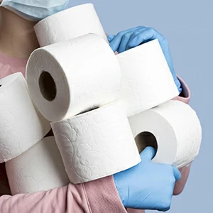 Industrielles Toilettenpapier und Rollen offerte al miglior prezzo