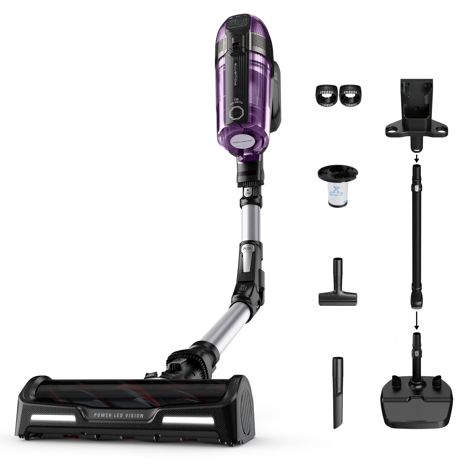 Ersatzteile und Zubehör Elektrischer Besen Rowenta X-Force 12.60 Allergy - RH98A0WO