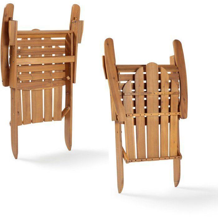 FSC Gartenliege aus Akazienholz, 72,5 x 89,5 x H.94 cm