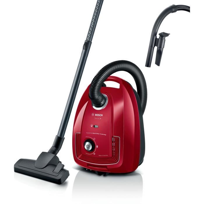 Bosch GL38 - Staubsauger mit Beutel - 600 W - 79 dB - (H) EPA - 10 m - 4 l Beutel - variable Leistung