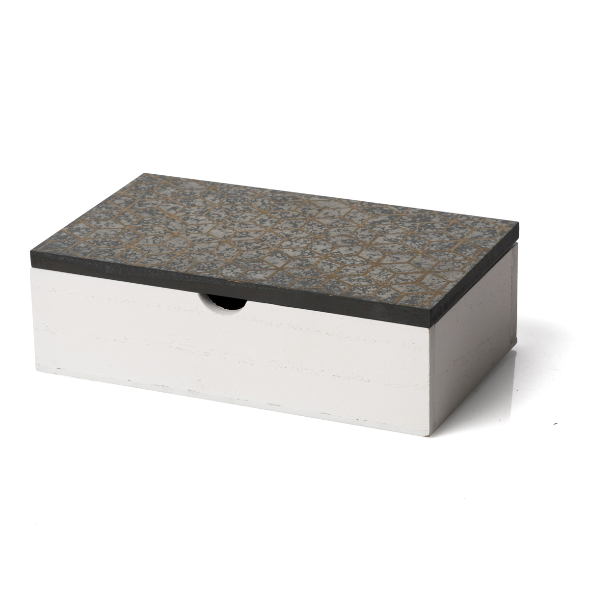 Set aus 2 Holzschalen und Teebox - Tea Time