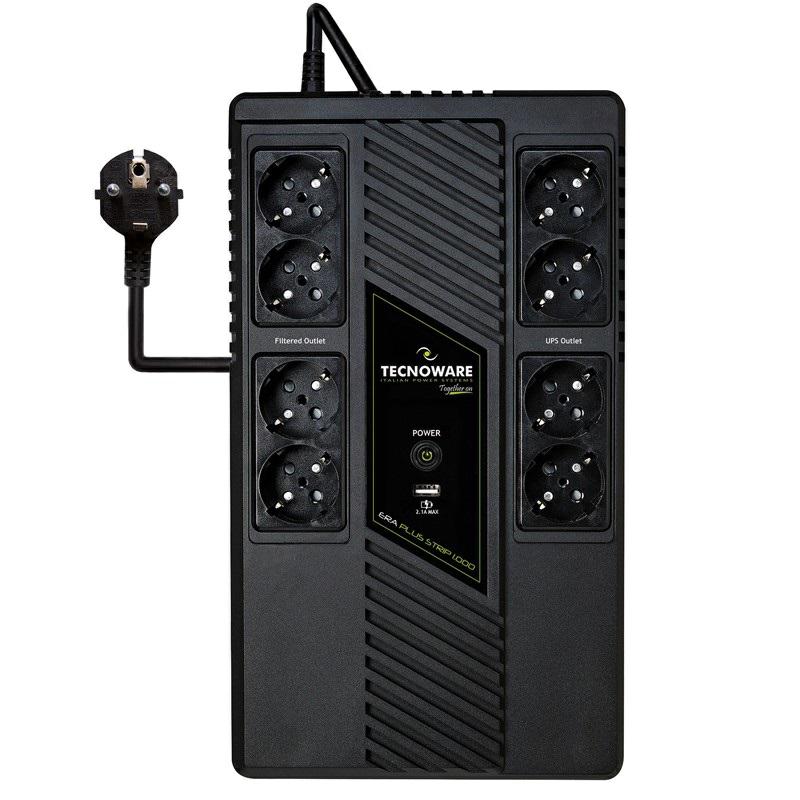TECNOWARE UPS ERA PLUS STRIP 1000VA 700W 4USCIT.SCHUKO FGCERAPLS1002SCH
