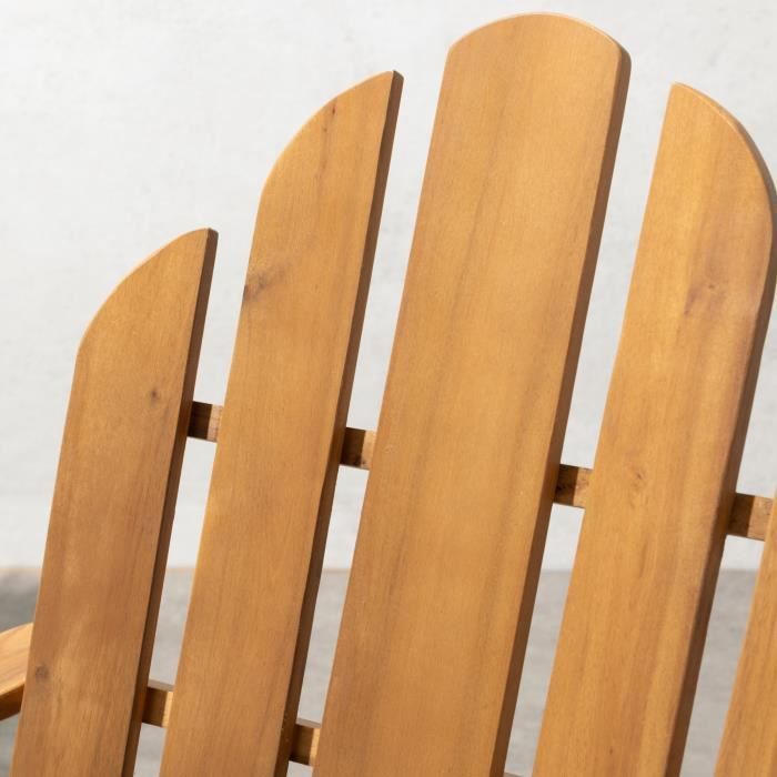 FSC Gartenliege aus Akazienholz, 72,5 x 89,5 x H.94 cm