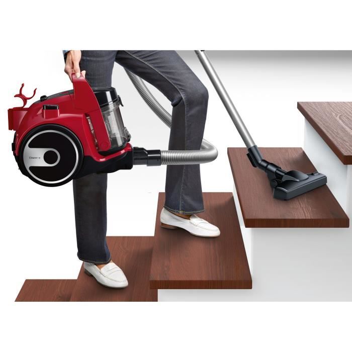 BOSCH BGC05AAA2 Staubsauger ohne Beutel — 78 dB — 1,5 l Korbkapazität — Waschbarer HEPA-12-Filter
