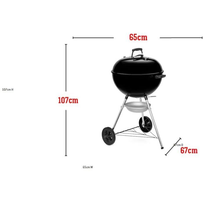 OK E-5710 Holzkohlegrill Ø 57 cm