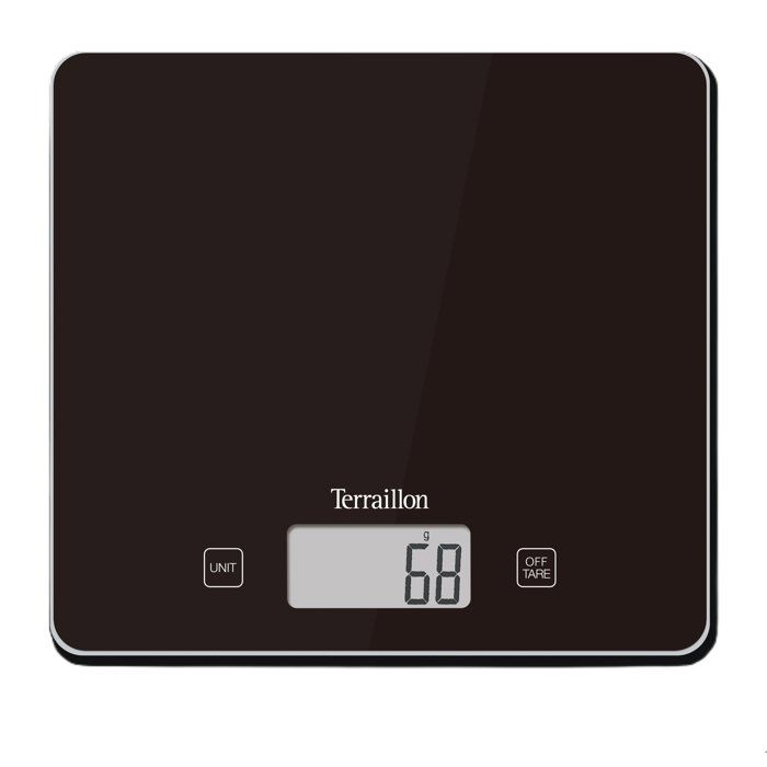 TERRAILLON T1040 Küchenwaage, Schwarz