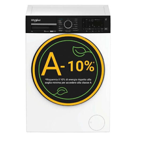 Waschmaschine 12 kg Whirlpool WIFI-DAMPFINVERTER 1400 U/min WPM 27 W ADS IT