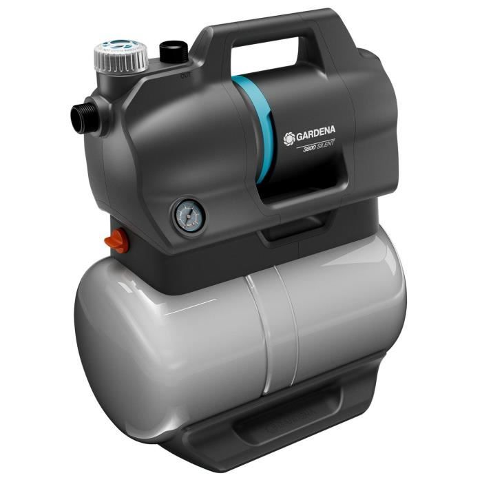 Druckerhöhungseinheit - GARDENA - 3800 Silent - Leistung 600 W - Max. Durchflussrate 3800 l/h