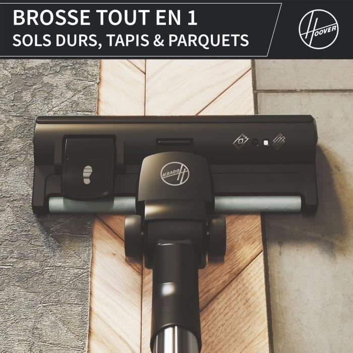 Staubsauger ohne Beutel - HOOVER - HP321PAF - 850 W - 75 dBA - 2 L - Grau