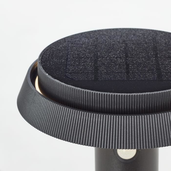 Außenterminal - BRILLIANT - ALVERO - LED und Solar - Bewegungsmelder - Metall und Kunststoff - 4 W - Schwarz