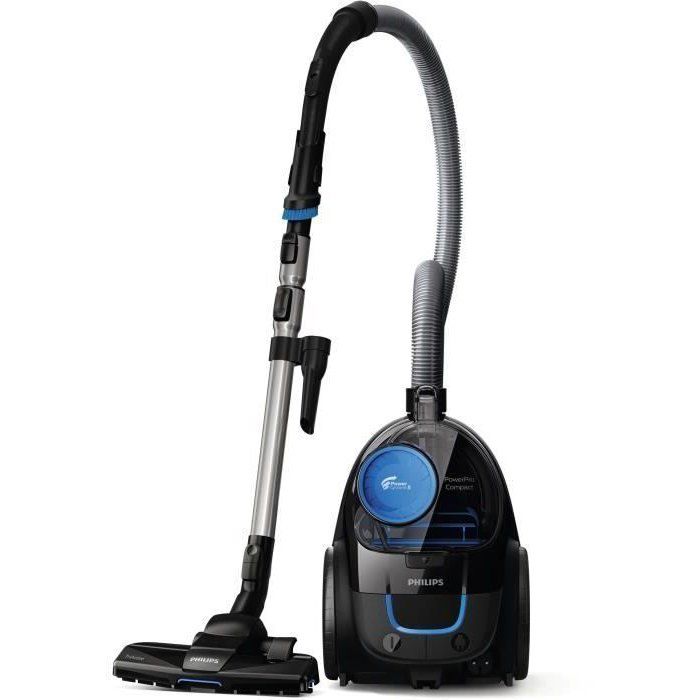 Staubsauger ohne Beutel - PHILIPS FC9331/09 - 900 W - 1,5 L - Schwarz und Tiefblau