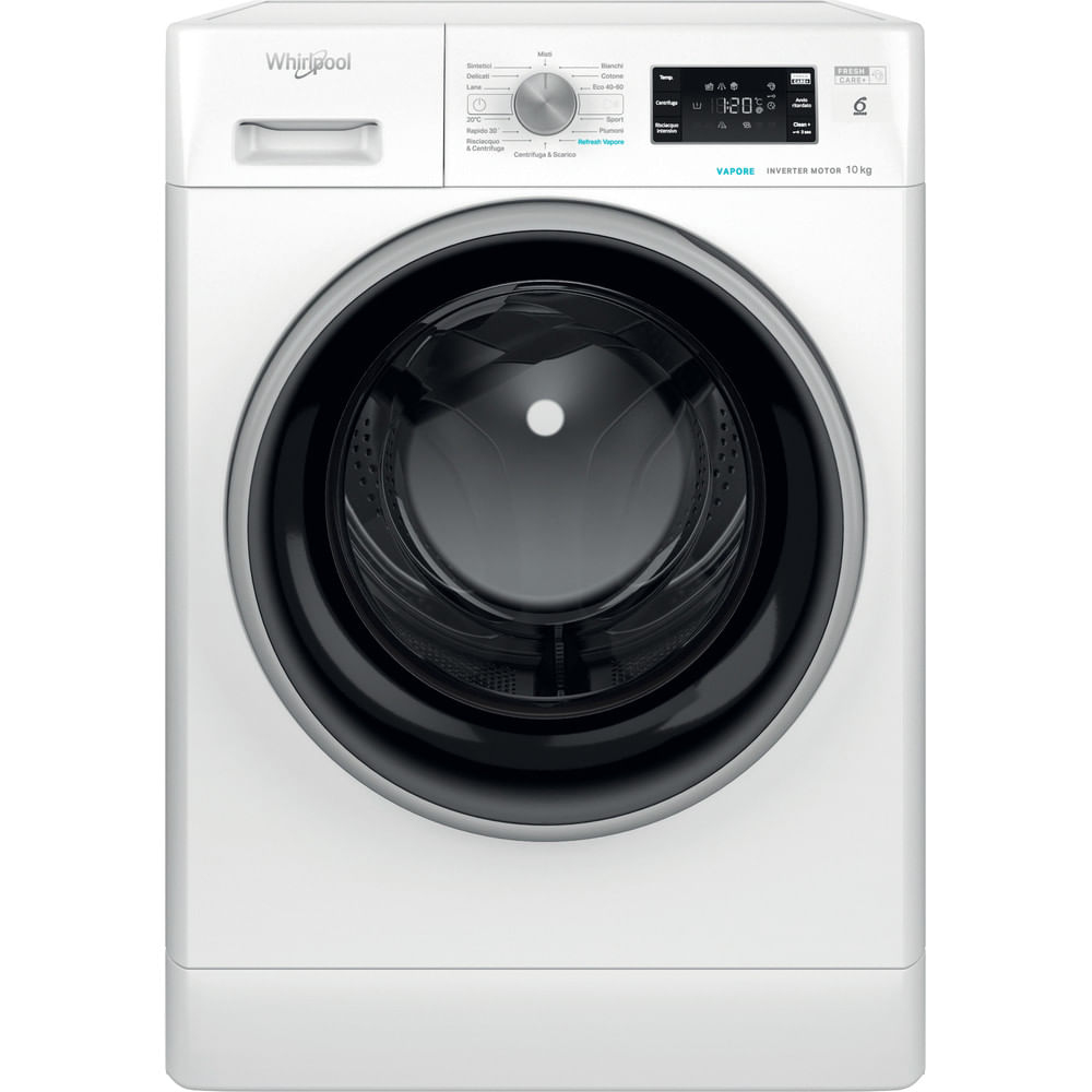 Waschmaschine 10 kg Whirlpool 6° SENSO INVERTER A -20% 1400G. FFB 1048 BSV ES