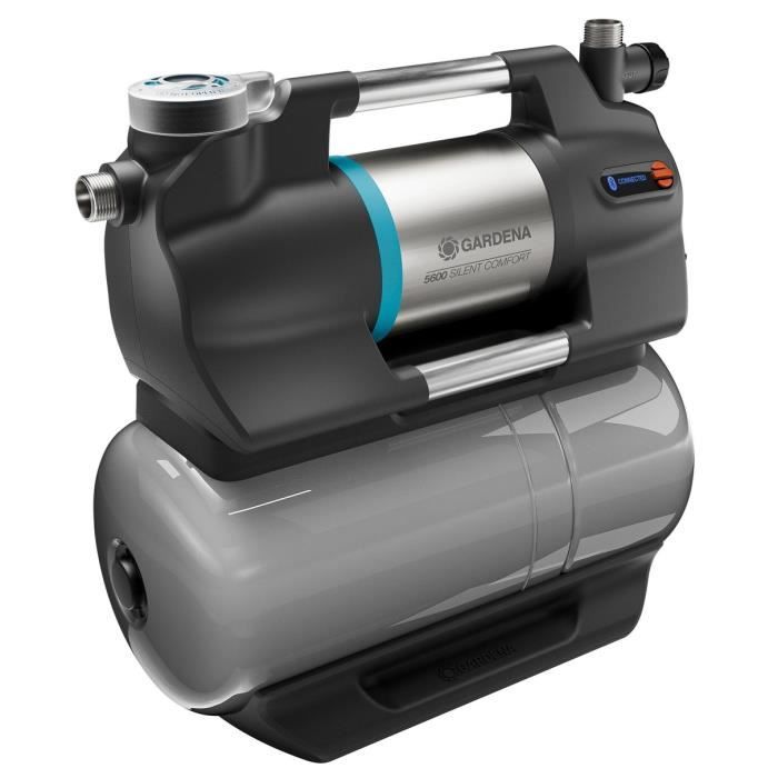 Druckerhöhungsgruppe - GARDENA - 5600 SilentComfort - Leistung 900 W - Maximaler Durchfluss 5600 l/h