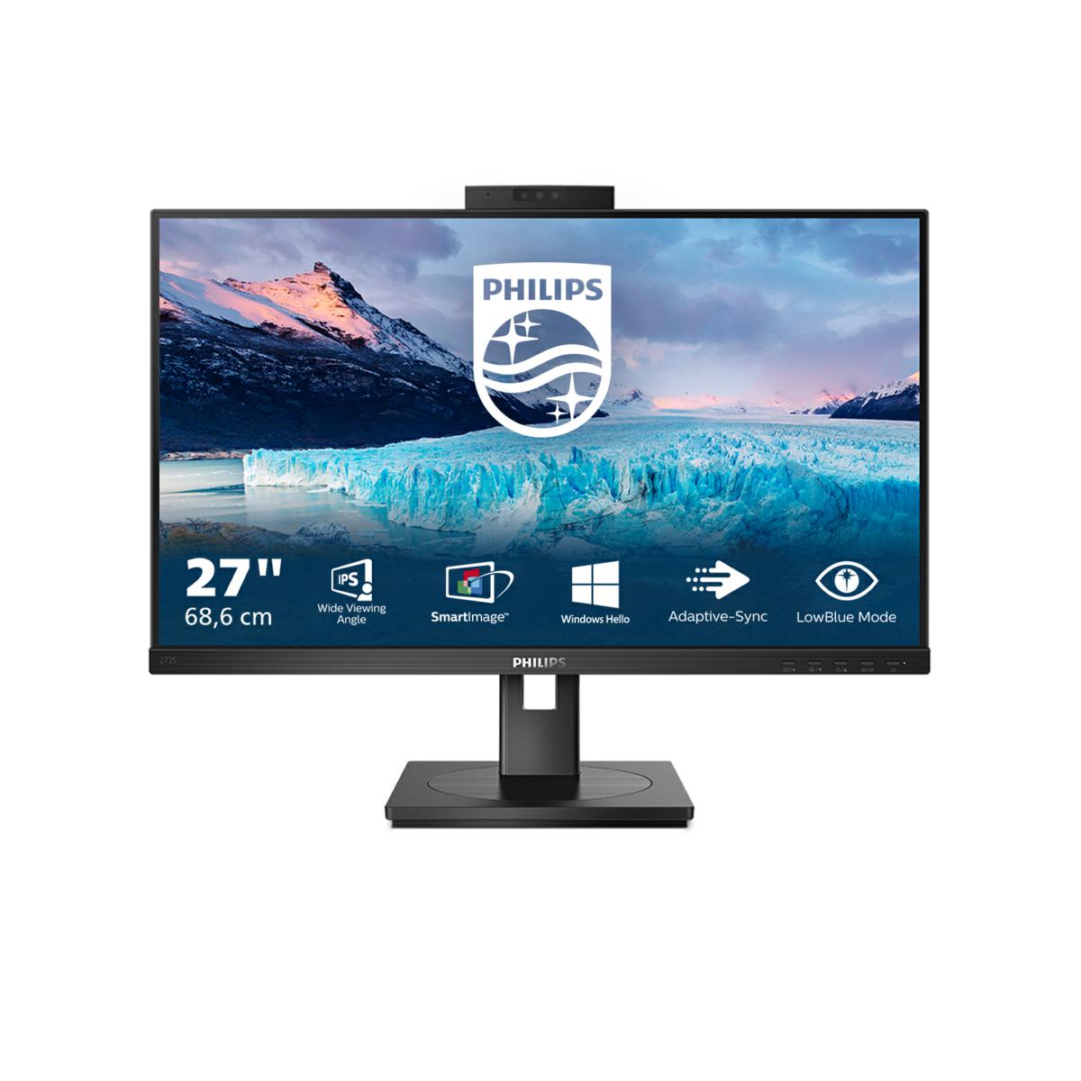 PHILIPS 27-ZOLL-FHD-MULTIMEDIA-HDMI/DP/DVI/VGA/USB-WEBCAM 272S1MH