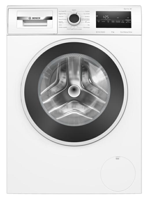 Bosch ECOSILENCE DRIVE DAMPFWÄSCHER, 1400 U/min, 9 kg, WAN28219IT