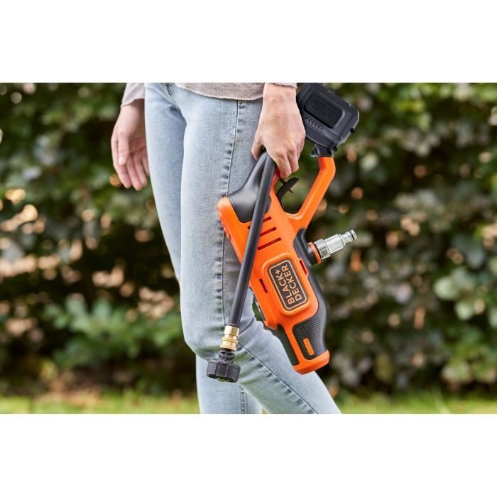 BLACK+ DECKER BCPC18B-XJ Akku-Hochdruckreiniger, 18 V, LITHIUM, 24 bar, ohne Batterie