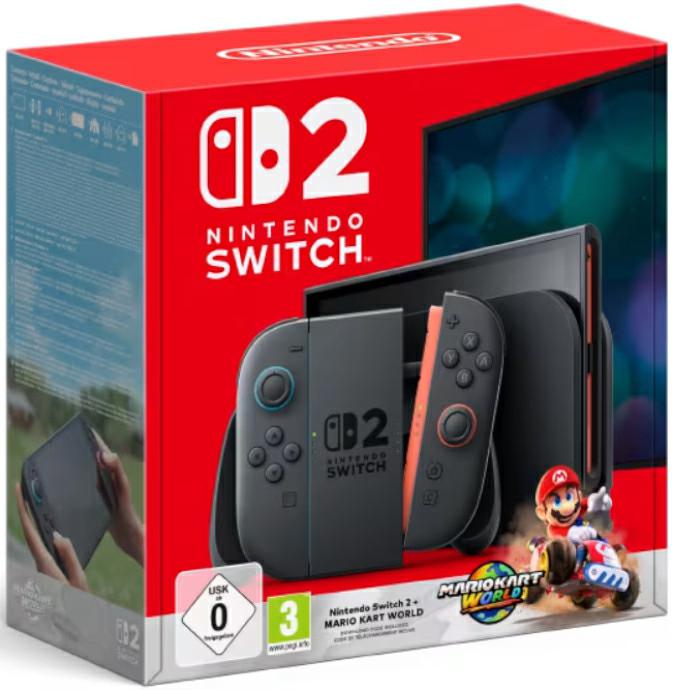 NINTENDO SWITCH 2 CONSOLE MARIOKART WORLD IT