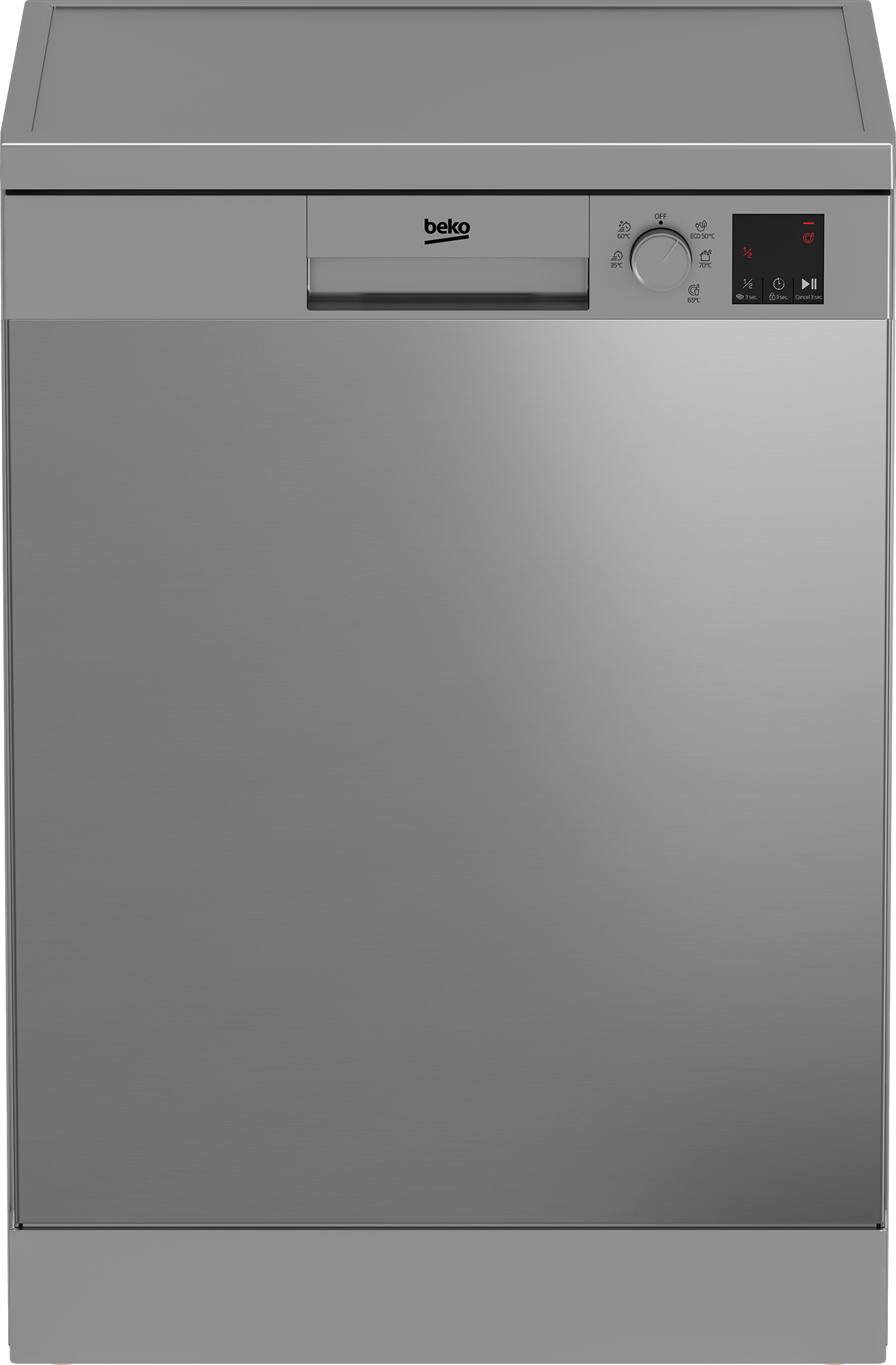 Lavastoviglie a libera installazione Beko 13 COPERTI E DISPLAY INOX DVN05320X