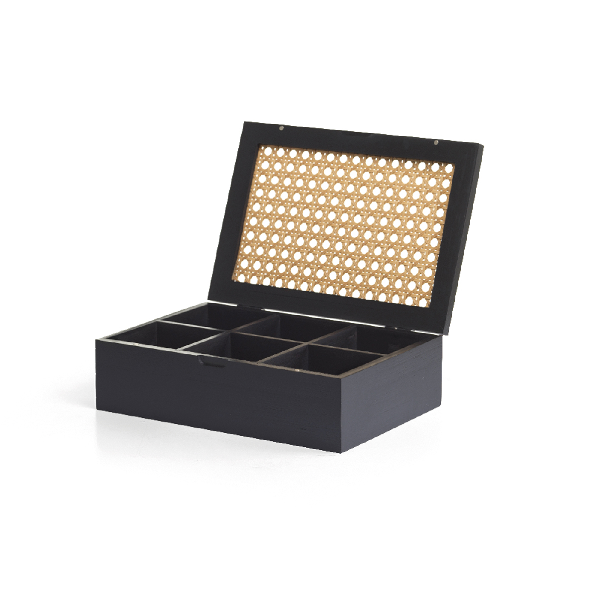 Rattan - Mehrzweckbehälter mit internen Trennwänden - Rattan