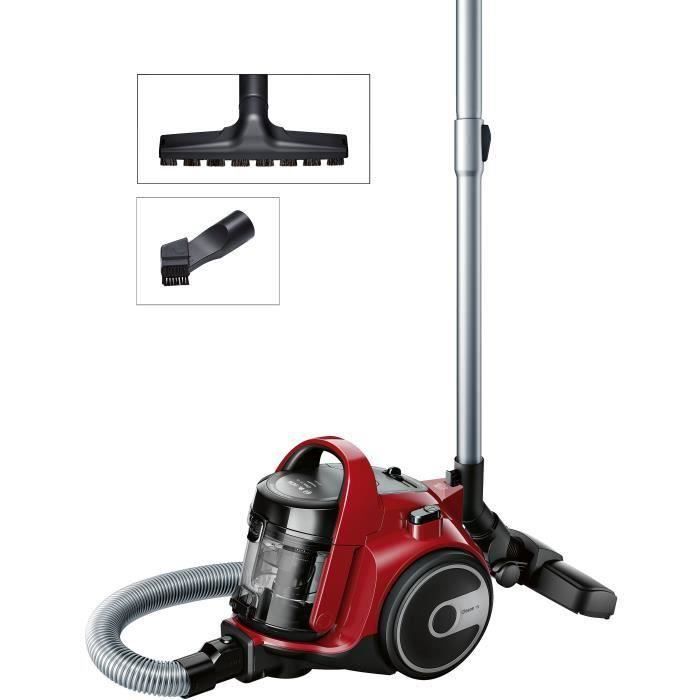BOSCH BGC05AAA2 Staubsauger ohne Beutel — 78 dB — 1,5 l Korbkapazität — Waschbarer HEPA-12-Filter