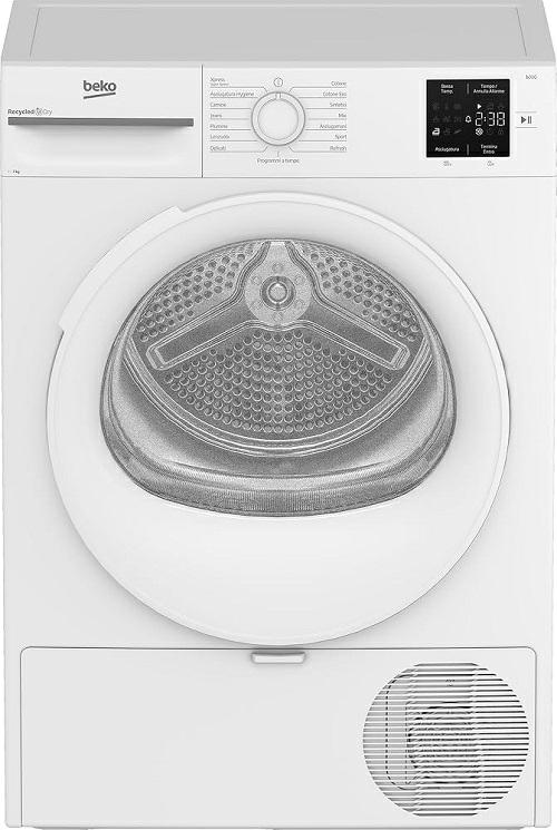 Schlanker Trockner 7 kg Bek 46CM INVERTER D BMT73EW