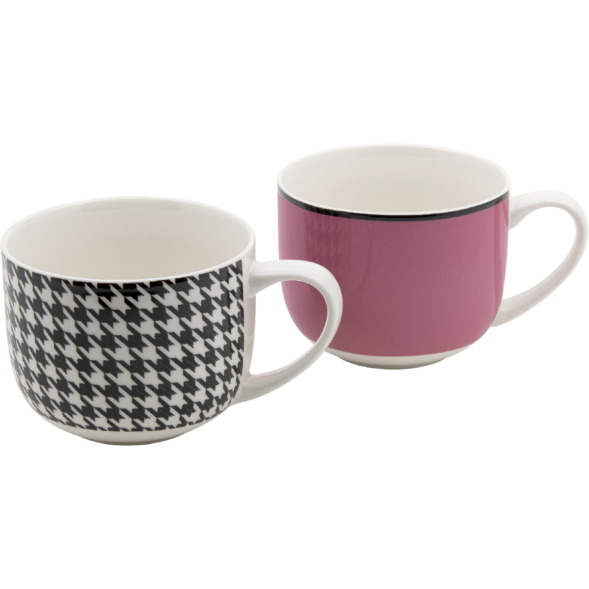 Set mit 2 Jumbo-Tassen 470 ml - Coco