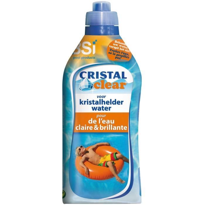 BSi Cristal Clear Poolreiniger 1 Liter blau