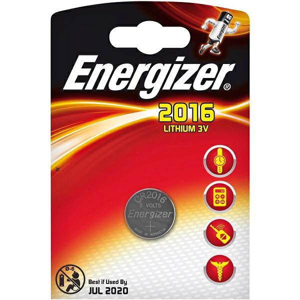ENERGIZER PILE BOTTONE LITIO CR2016 1PZ