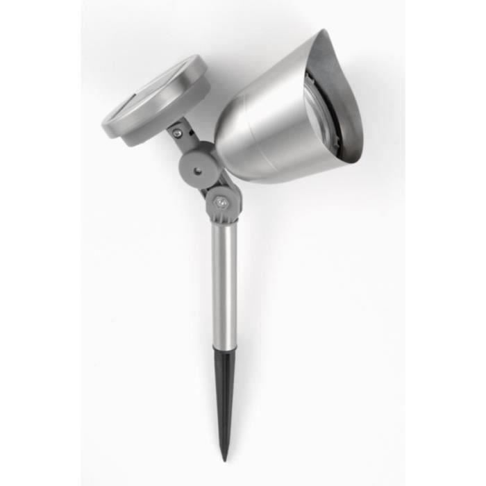 GALIX Solarstrahler aus gebürstetem Edelstahl — 0,29 W