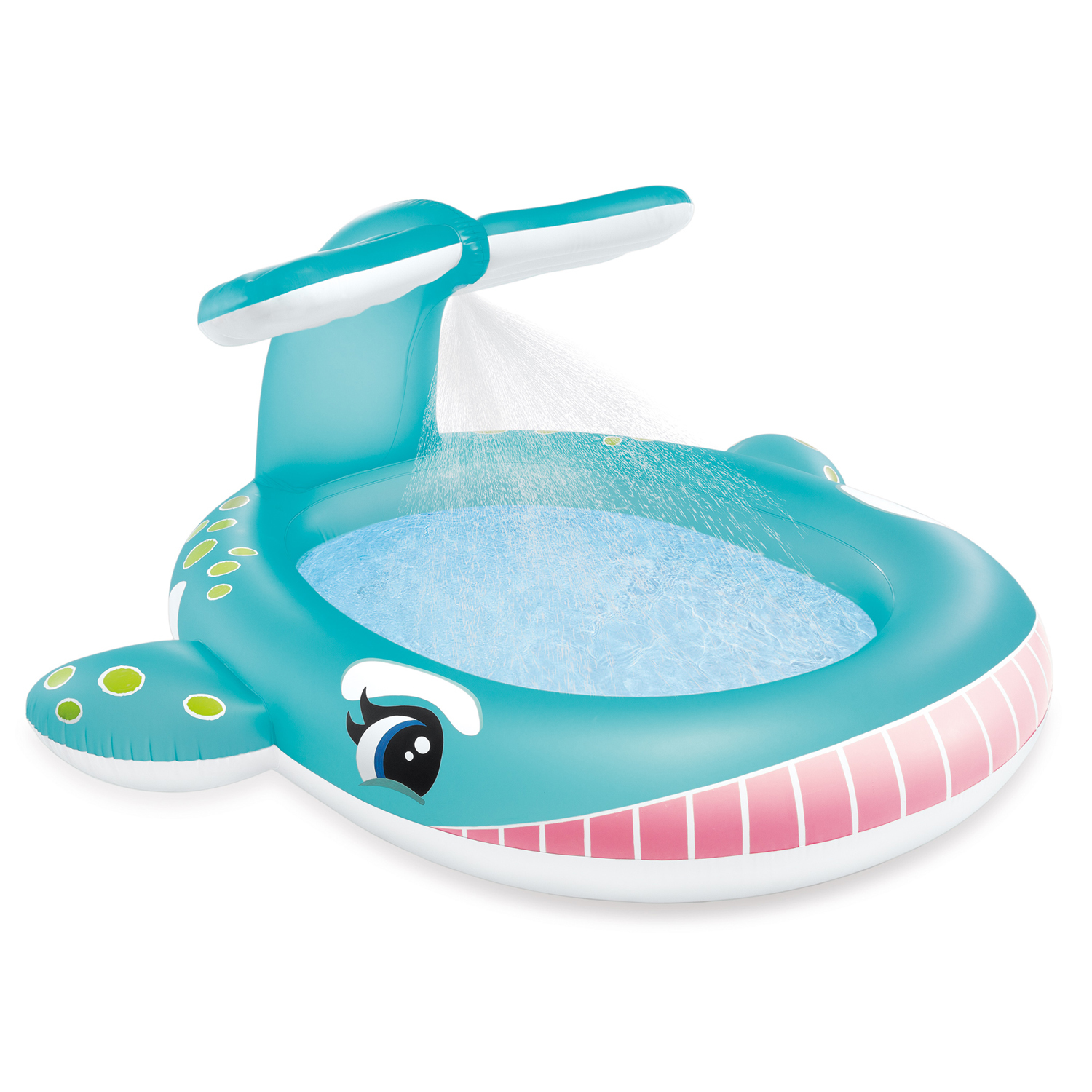 INTEX WHALE POOL WITH SPRAY 201x196x91CM MULTICOLOR 57440