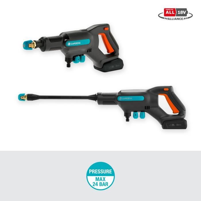 GARDENA - AquaClean 24/18V P4A Mitteldruckreiniger