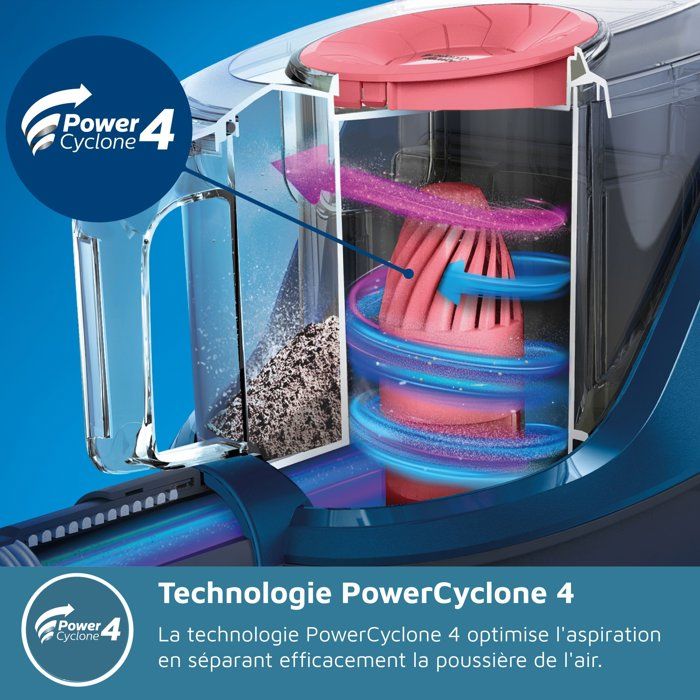 Philips XB2122/09 Series 2000 Series Security — 850 W — PoweryClone 4 — 77 dB — weiß und blau