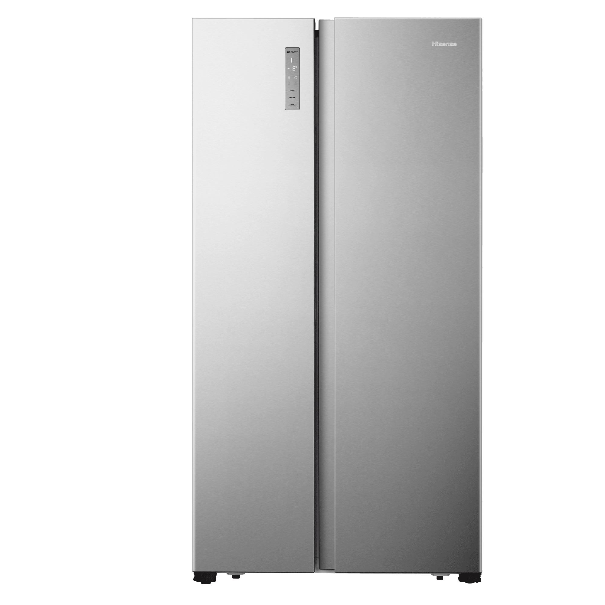 Hisense 662 LT F 91 cm Silber RS677N4AIF Kühlschrank, frostfrei