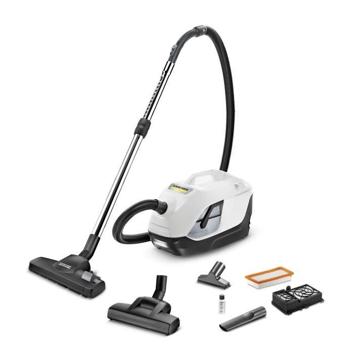 NEUER KARCHER DS 6 PLUS — Beutelloser Staubsauger mit Wasserfilter und Zubehör — Weist 99,95% der staubfreien Luft ab