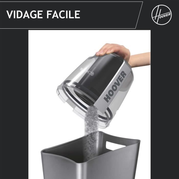 Staubsauger ohne Beutel - HOOVER BR21HM - 700 W - Kassette: 2 L - 78 dBA