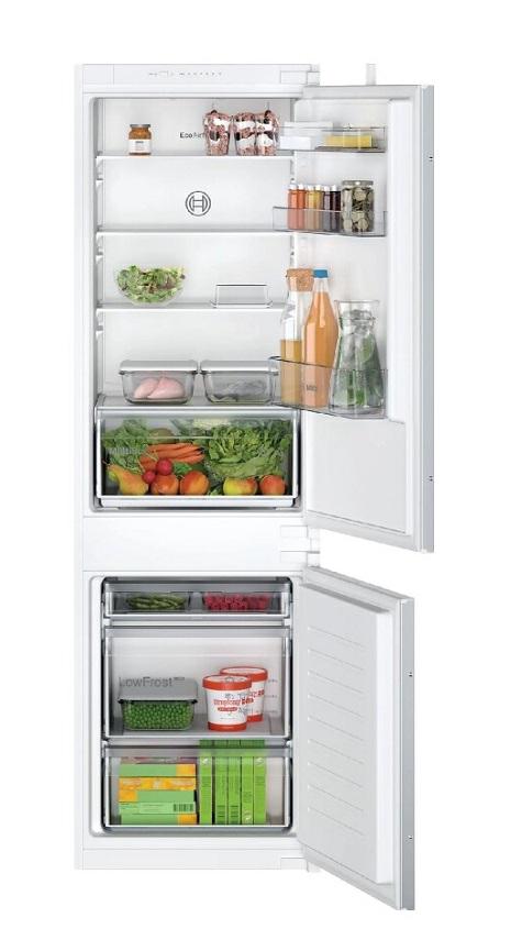 KOMBINIERTER EINBAUKÜHLSCHRANK KIV865SE0 VON BOSCH, 267LT/WEISS