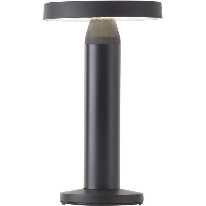 Tischlampe für den Außenbereich - BRILLIANT - MAGUA - LED und Solar - Metall und Kunststoff - 5 W - Schwarz