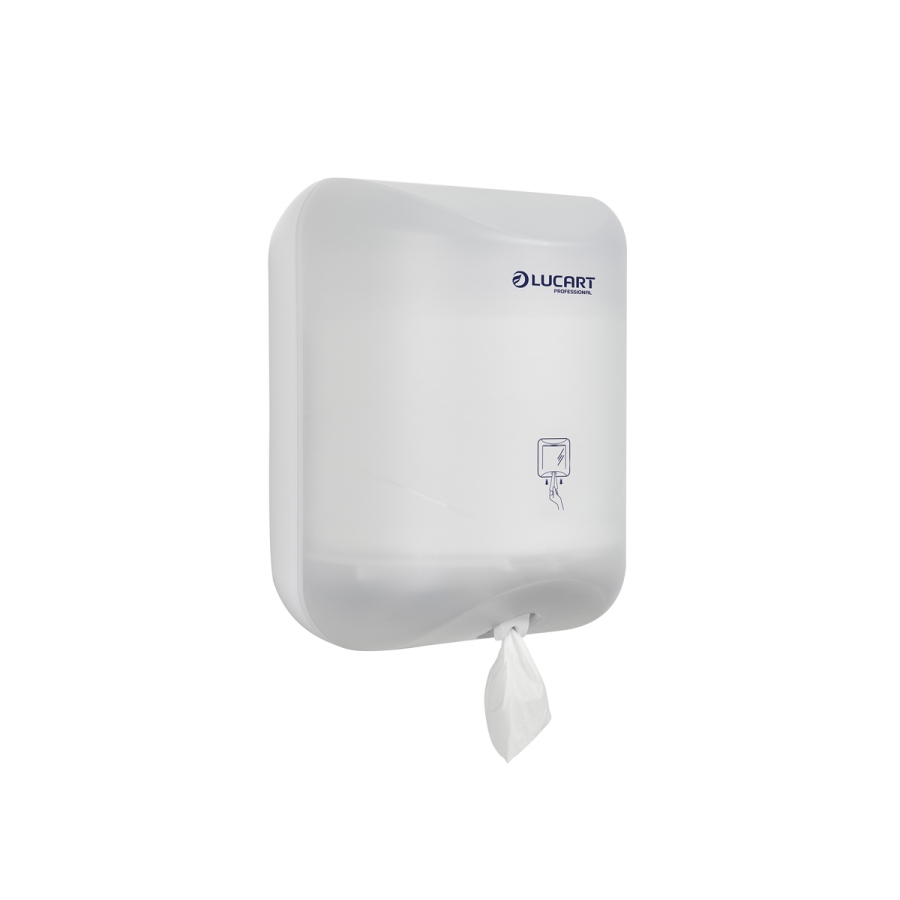 Dispenser per carta igienica estrazione interna L-One Mini bianco