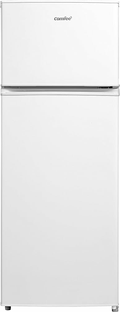 Comfee' RCT284WH2A 2-türiger Kühlschrank, 200 l, Weiß